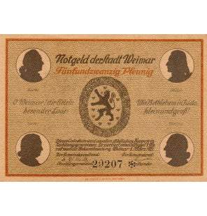 Weimar Set of 6 Notgelds